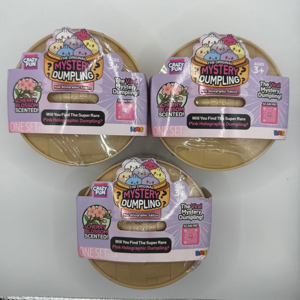 [3 PC] RMS - The Original Mystery Dumpling: Pink Holographic Edition NEW